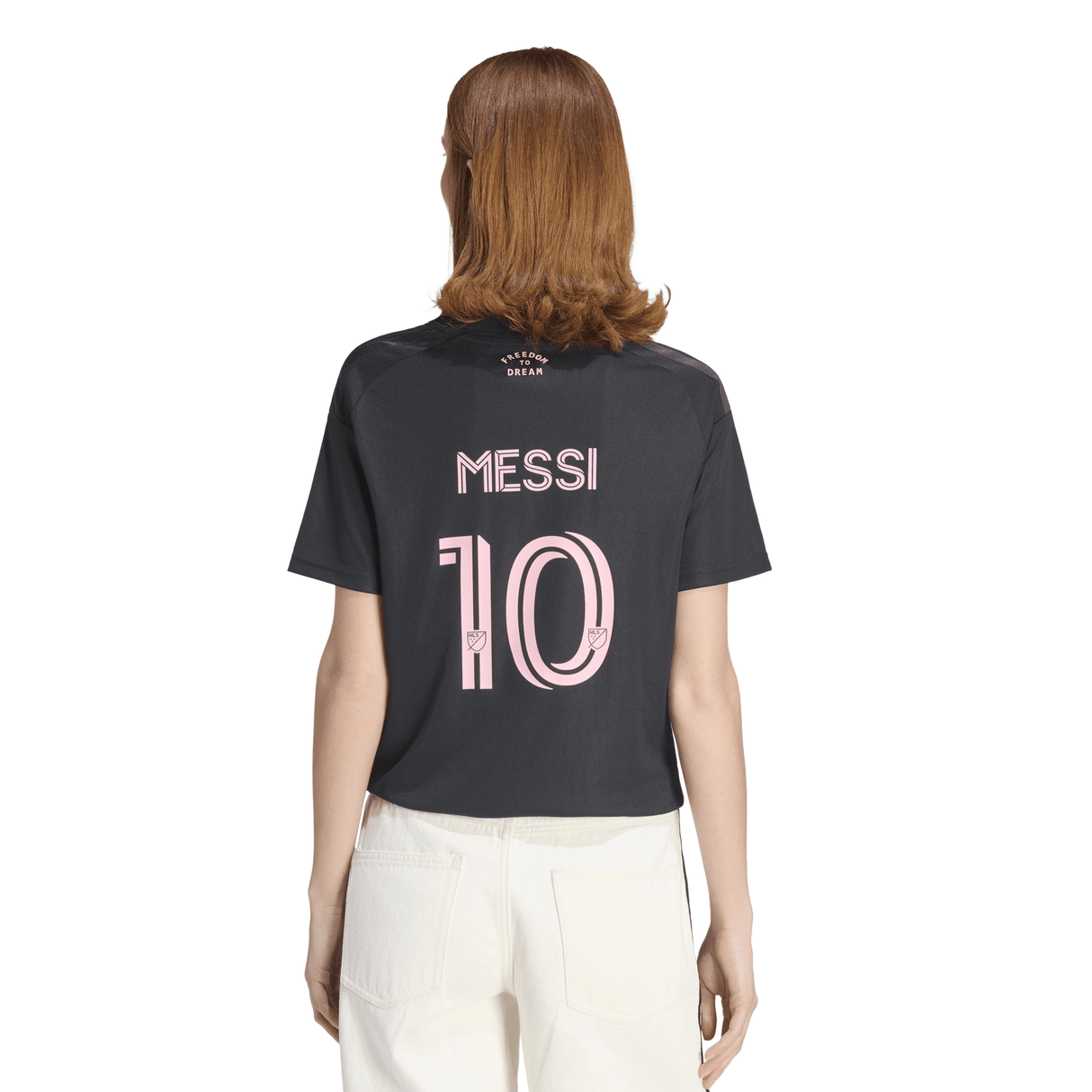 adidas Inter Miami CF Away Messi Women's Soccer Jersey 26/27 - Black/Pink - Best Buy Soccer