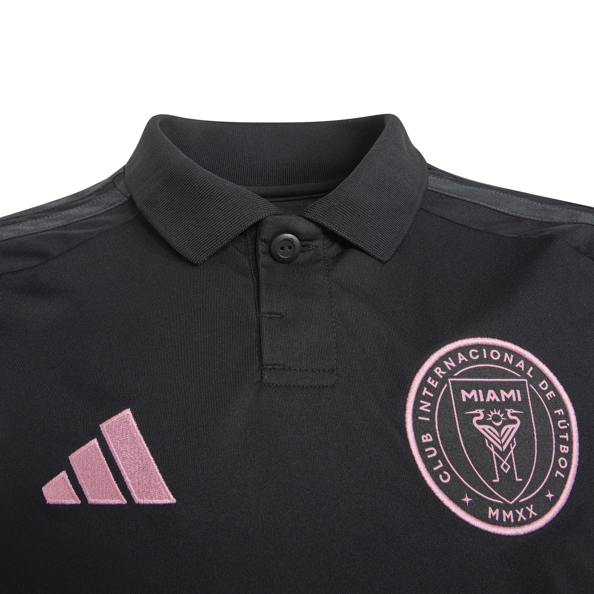 adidas Inter Miami CF Away Youth Soccer Jersey 26/27- Black/Pink - Best Buy Soccer