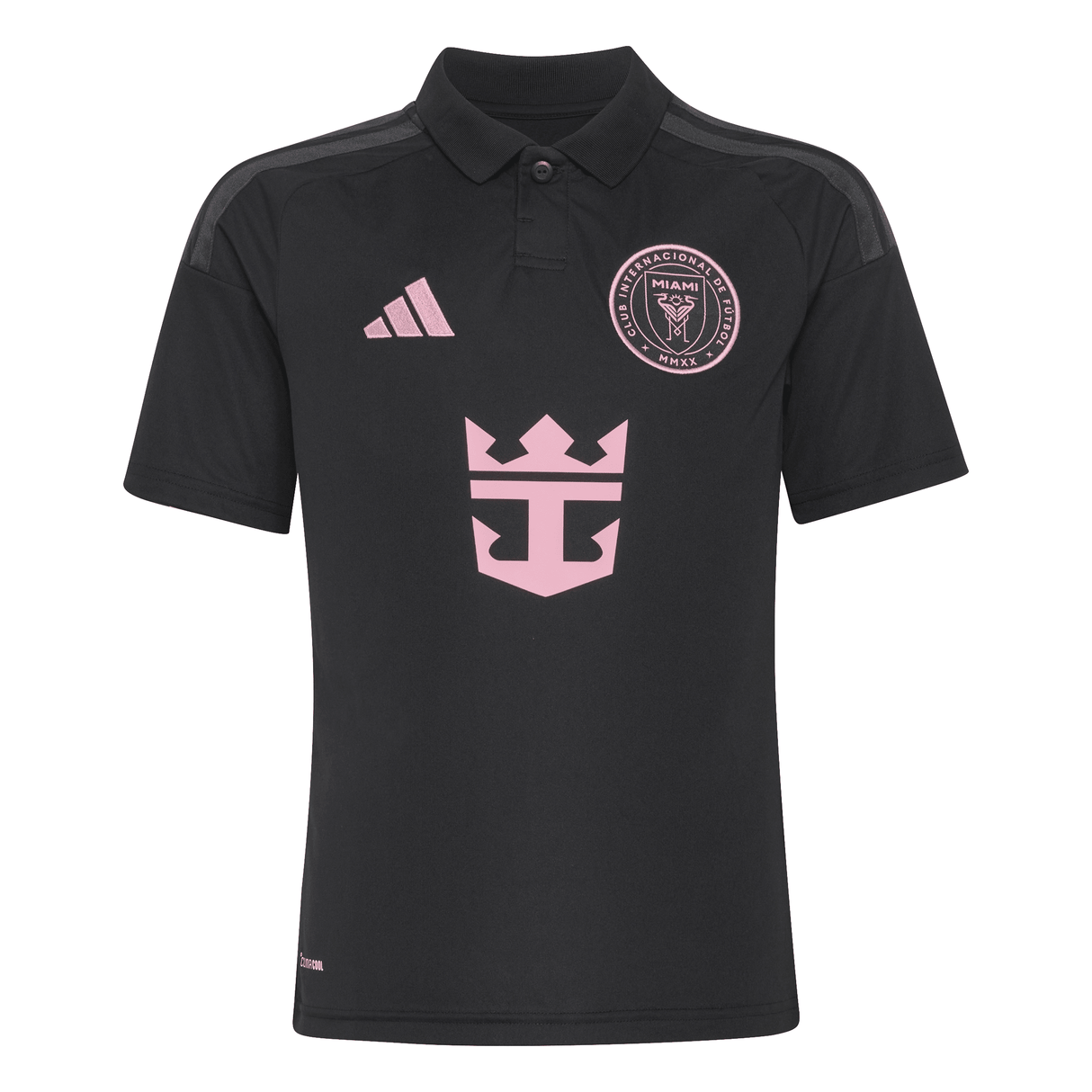adidas Inter Miami CF Away Youth Soccer Jersey 26/27- Black/Pink - Best Buy Soccer