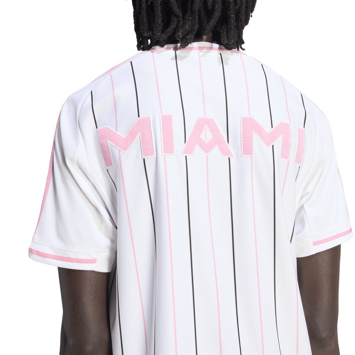 adidas Inter Miami CF Men's Baseball Jersey 2026- White/Pink - Best Buy Soccer