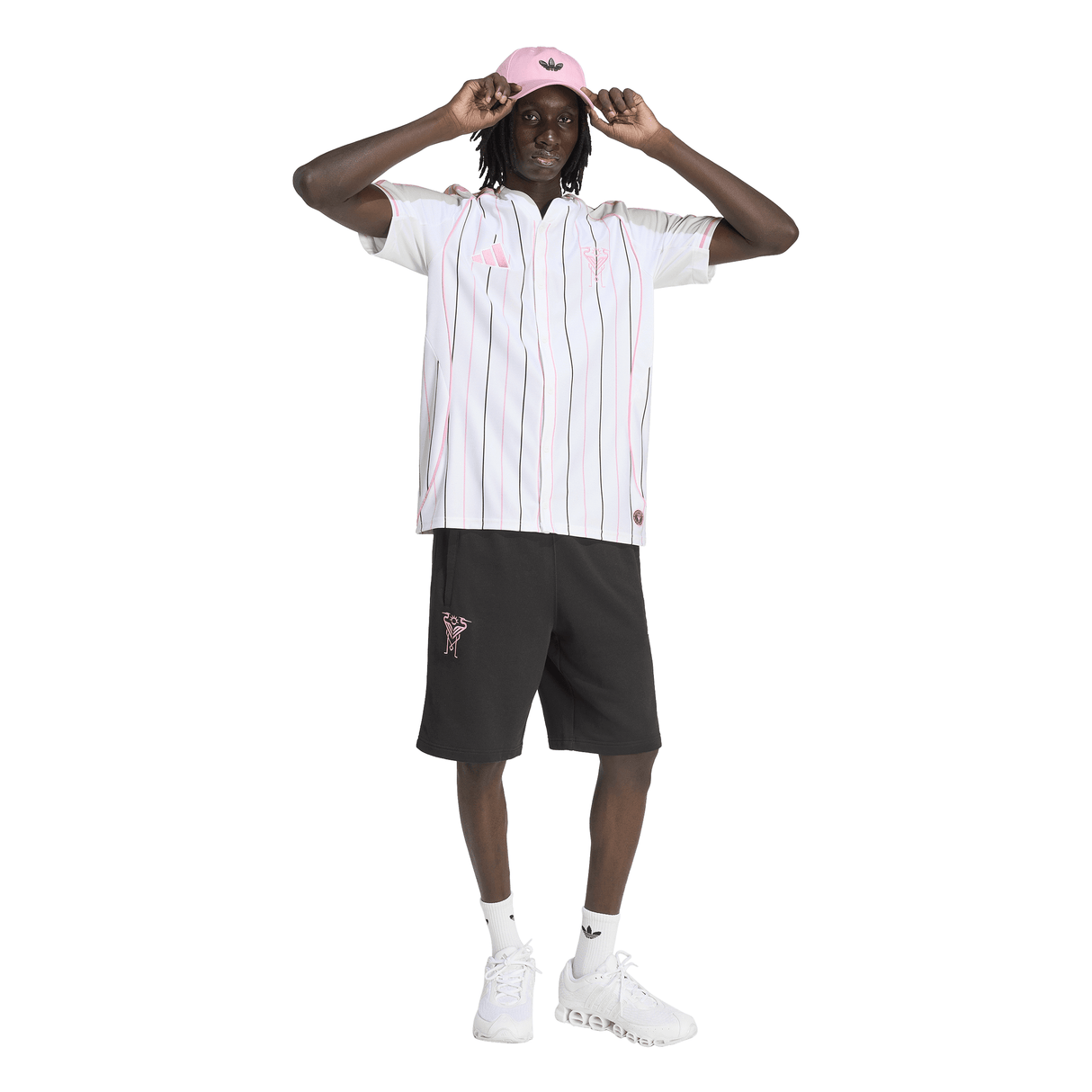 adidas Inter Miami CF Men's Baseball Jersey 2026- White/Pink - Best Buy Soccer