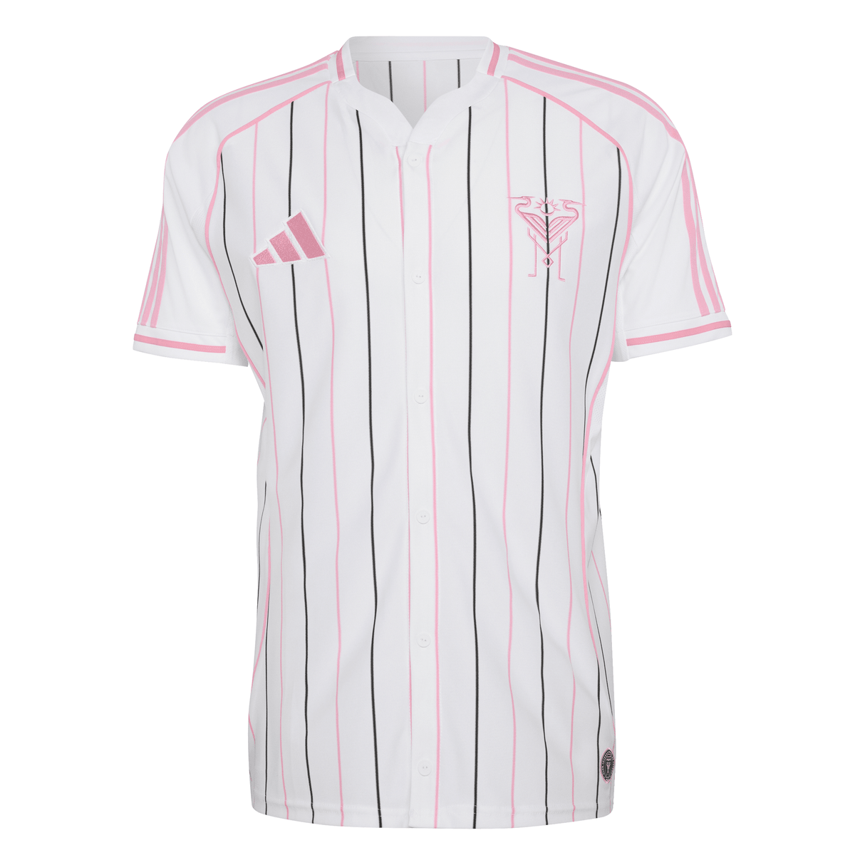 adidas Inter Miami CF Men's Baseball Jersey 2026- White/Pink - Best Buy Soccer