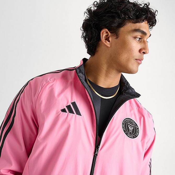 adidas Inter Miami CF Reversible Anthem Jacket Pink - Best Buy Soccer