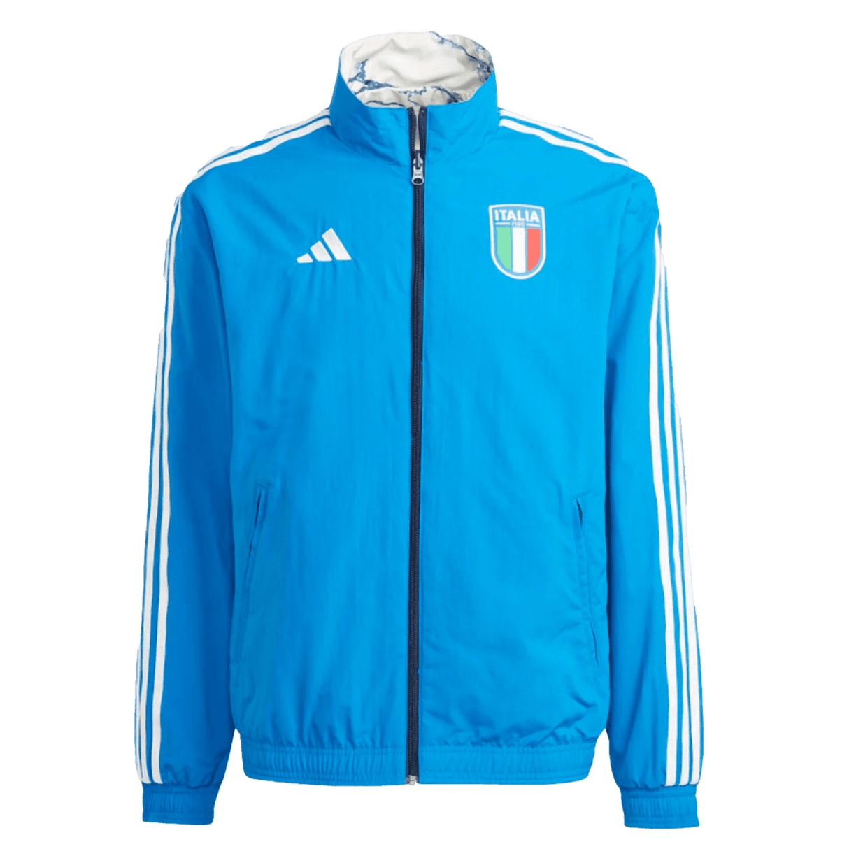 adidas Italy Anthem Jacket 23 Blue - Best Buy Soccer