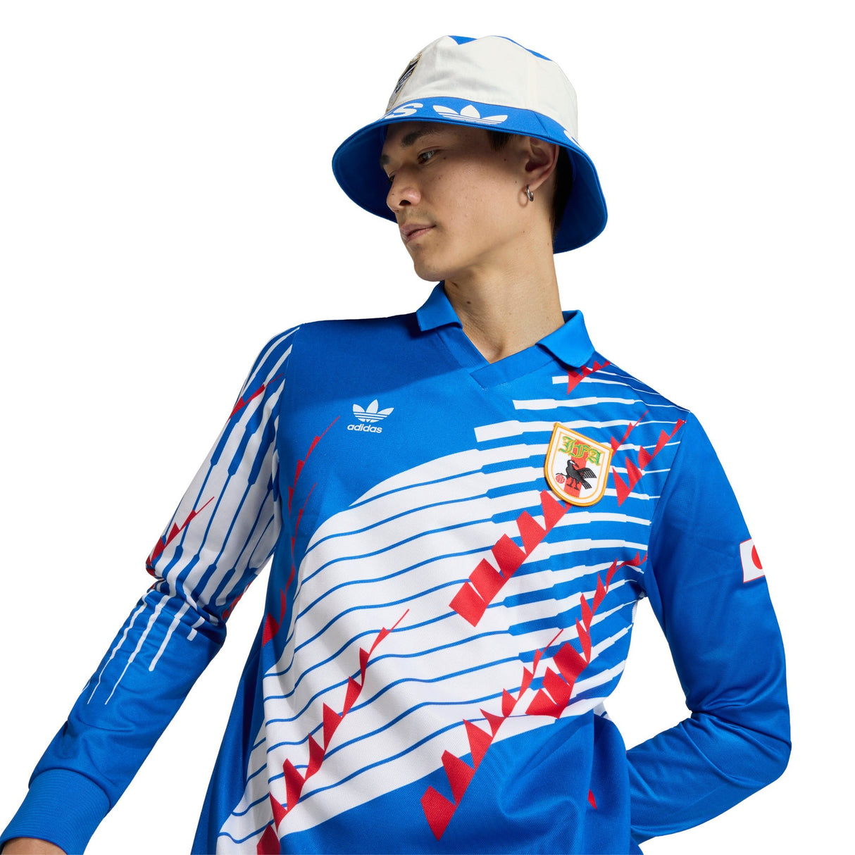 adidas Japan Home 1993 Long Sleeve Men's Soccer Jersey - Blue - Best Buy Soccer