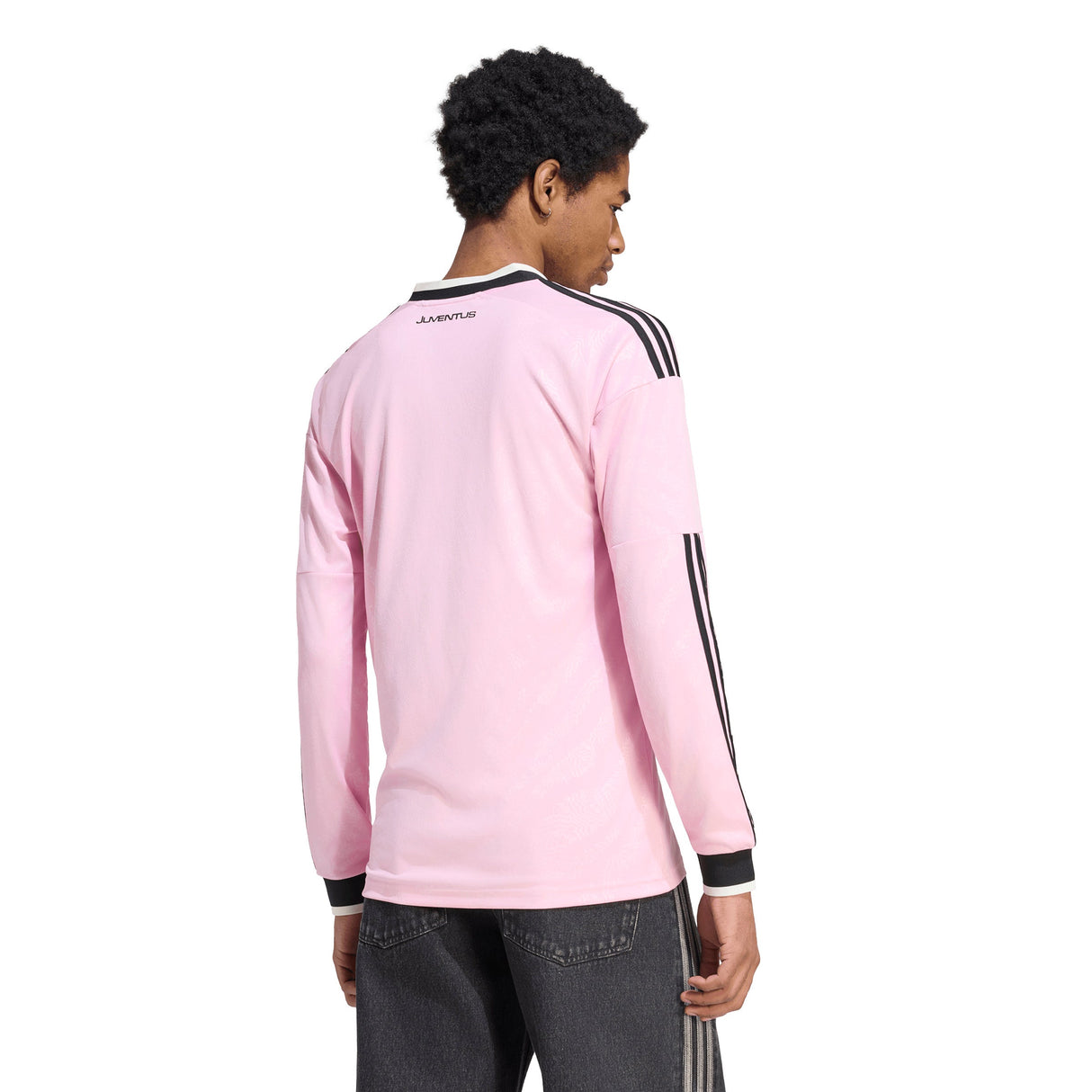 adidas Juventus Away Long Sleeve Men's Soccer Jersey 26/27 - Pink/Black - Best Buy Soccer