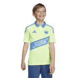 adidas Kids Charlotte FC Third Soccer Jersey 25/26 Yellow - Best Buy Soccer