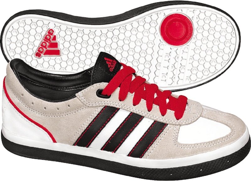 adidas Kid's Samba Vulc II Indoor Shoes White/Balck/Red - Best Buy Soccer