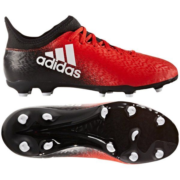 adidas Kid's X 16.3 FG/AG J Firm Ground Soccer Cleats Red/Black/White - Best Buy Soccer