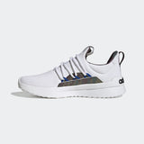 adidas Lite Racer Adapt 4 Cloudfoam Lifestyle Running Slip - On Shoes Whjite/Royal - Best Buy Soccer