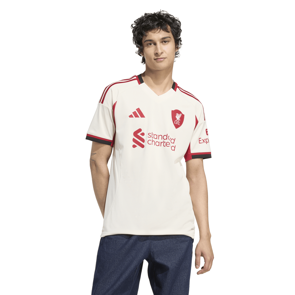adidas Liverpool FC Away Men's Soccer Jersey 25/26 - White - Best Buy Soccer