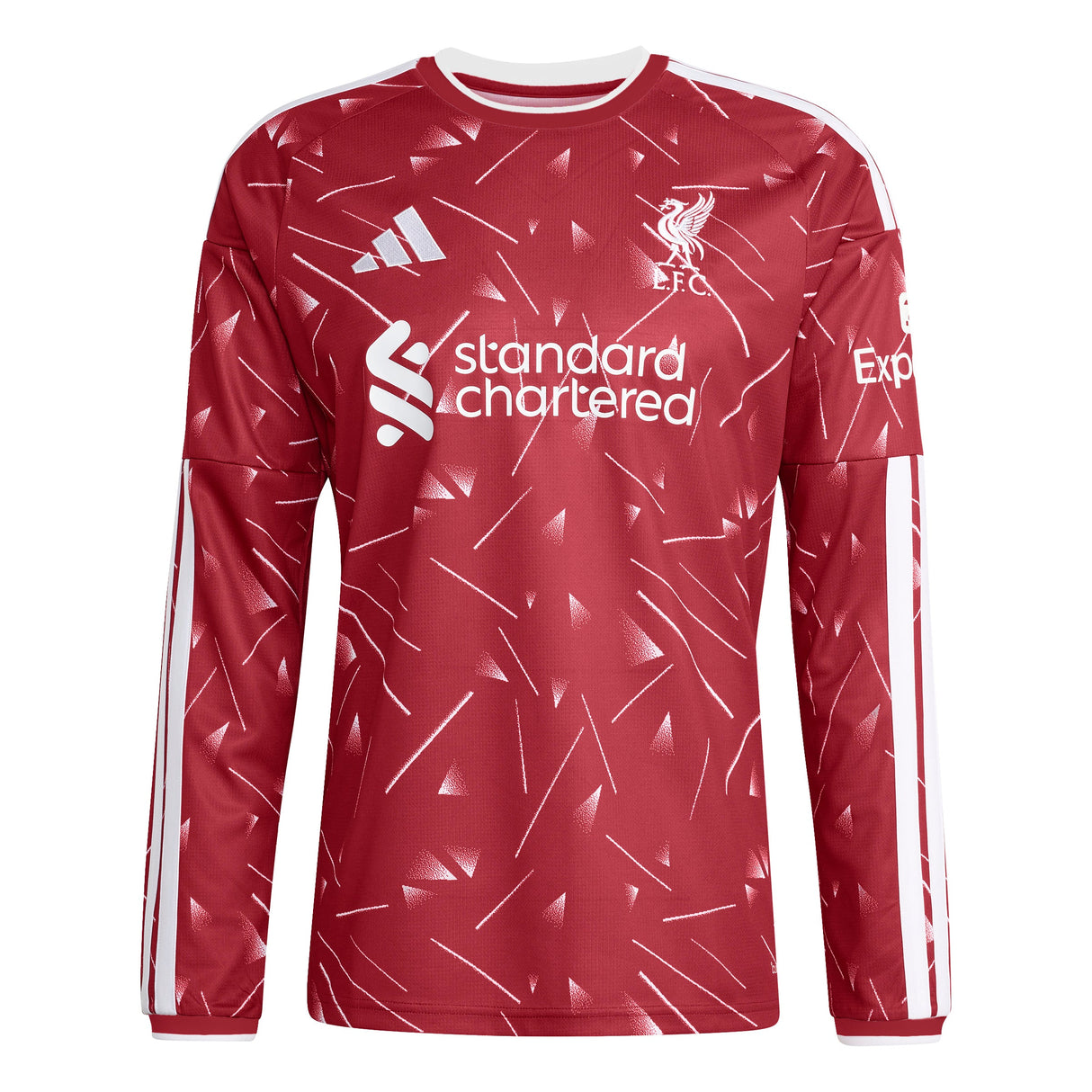 adidas Liverpool FC Home Long Sleeve Men's Soccer Jersey 26/27 - Red - Best Buy Soccer