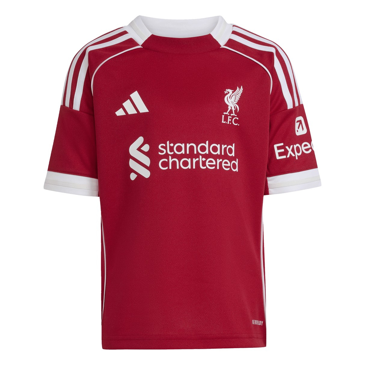 adidas Liverpool FC Home Mini Kit Youth Soccer 25/26 - Red - Best Buy Soccer
