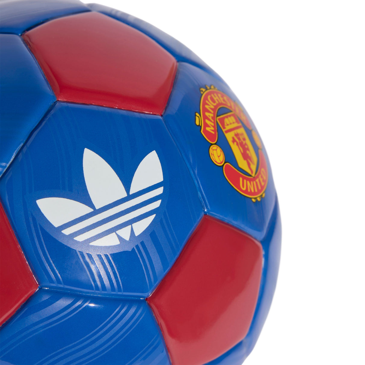 adidas Manchester United Away Mini Soccer Ball - Blue/Red - Best Buy Soccer