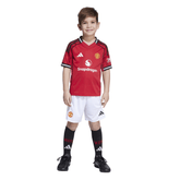 adidas Manchester United Home Mini Kit Kids 25/26 - Red - Best Buy Soccer