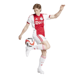 adidas Men's Ajax Amsterdam Home Jersey 25/26 - White/Red - Best Buy Soccer