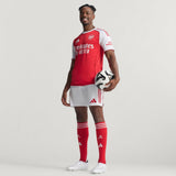 adidas Men's Arsenal Home Authentic Jersey 25/26 - Scarlet/White - Best Buy Soccer