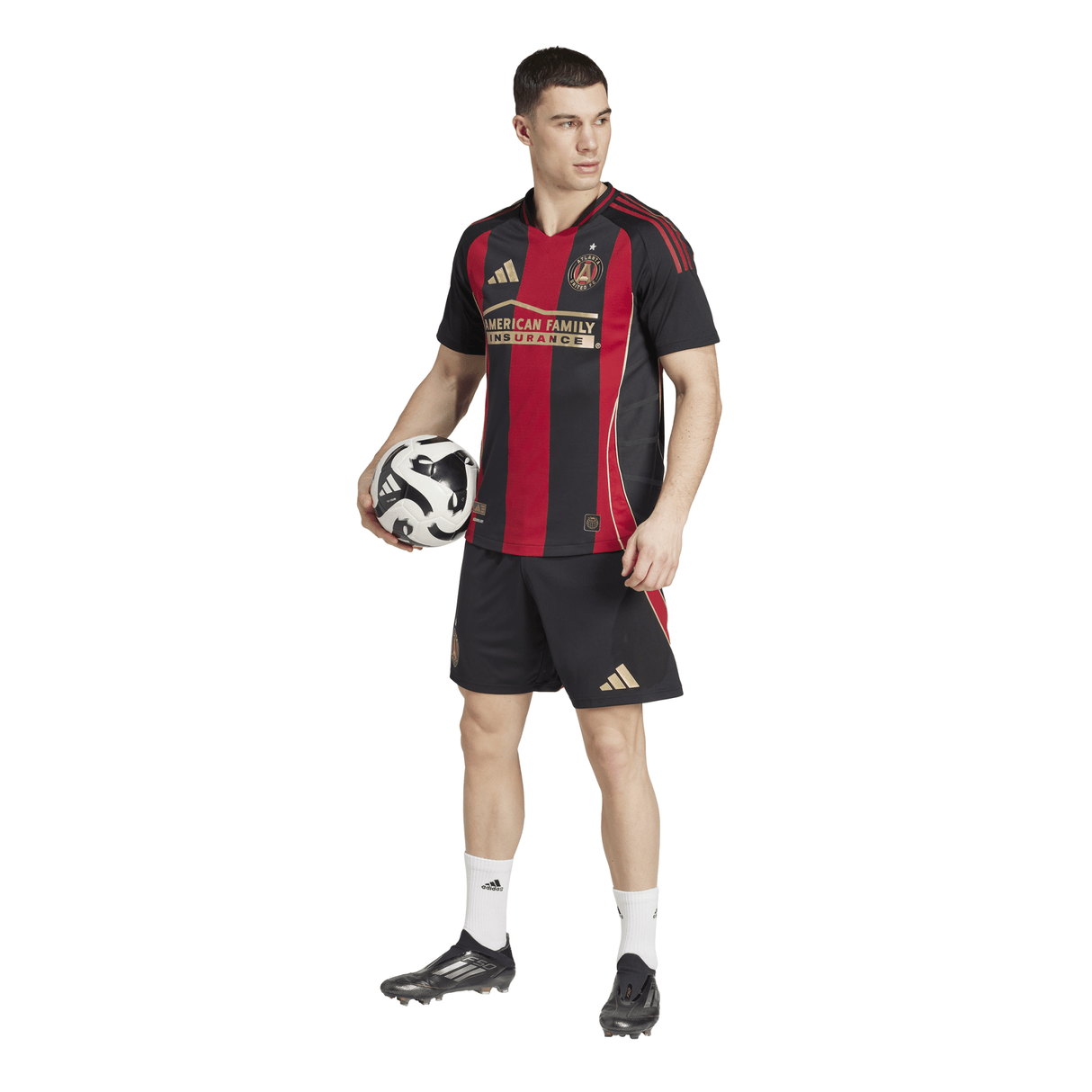 adidas Men's Atlanta United Home Authentic Jersey 25 Black - Best Buy Soccer