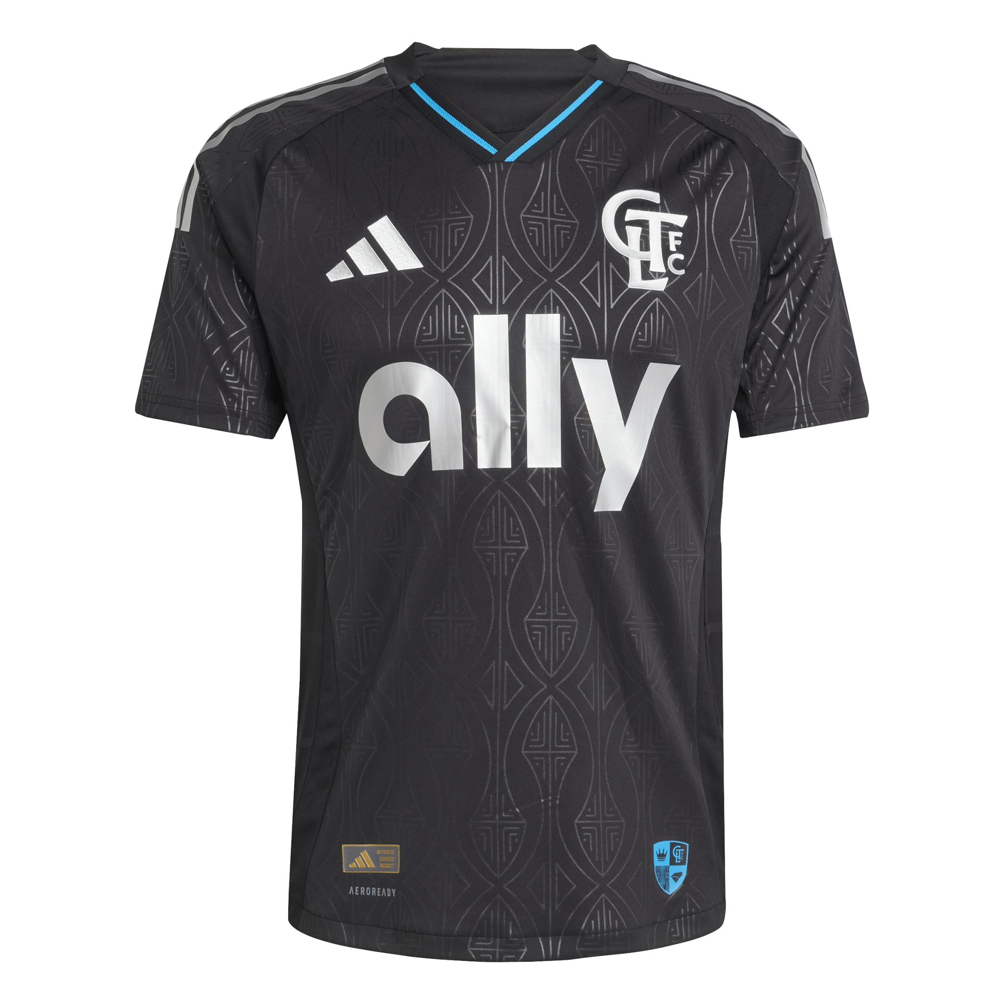adidas Men's Charlotte FC Away Authentic Jersey 25/26 Black - Best Buy Soccer