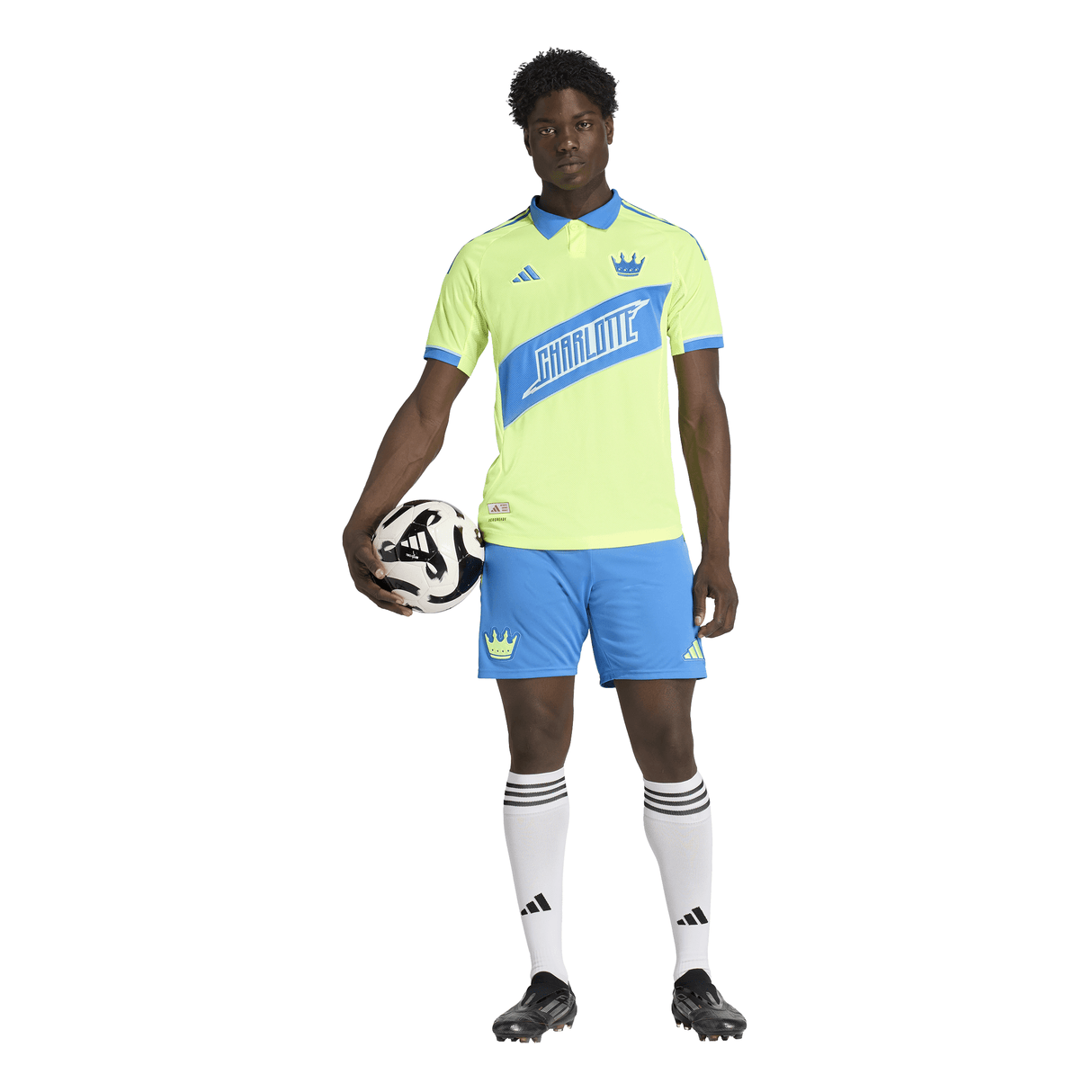 adidas Men's Charlotte FC Third Authentic Soccer Jersey 25/26 Yellow - Best Buy Soccer