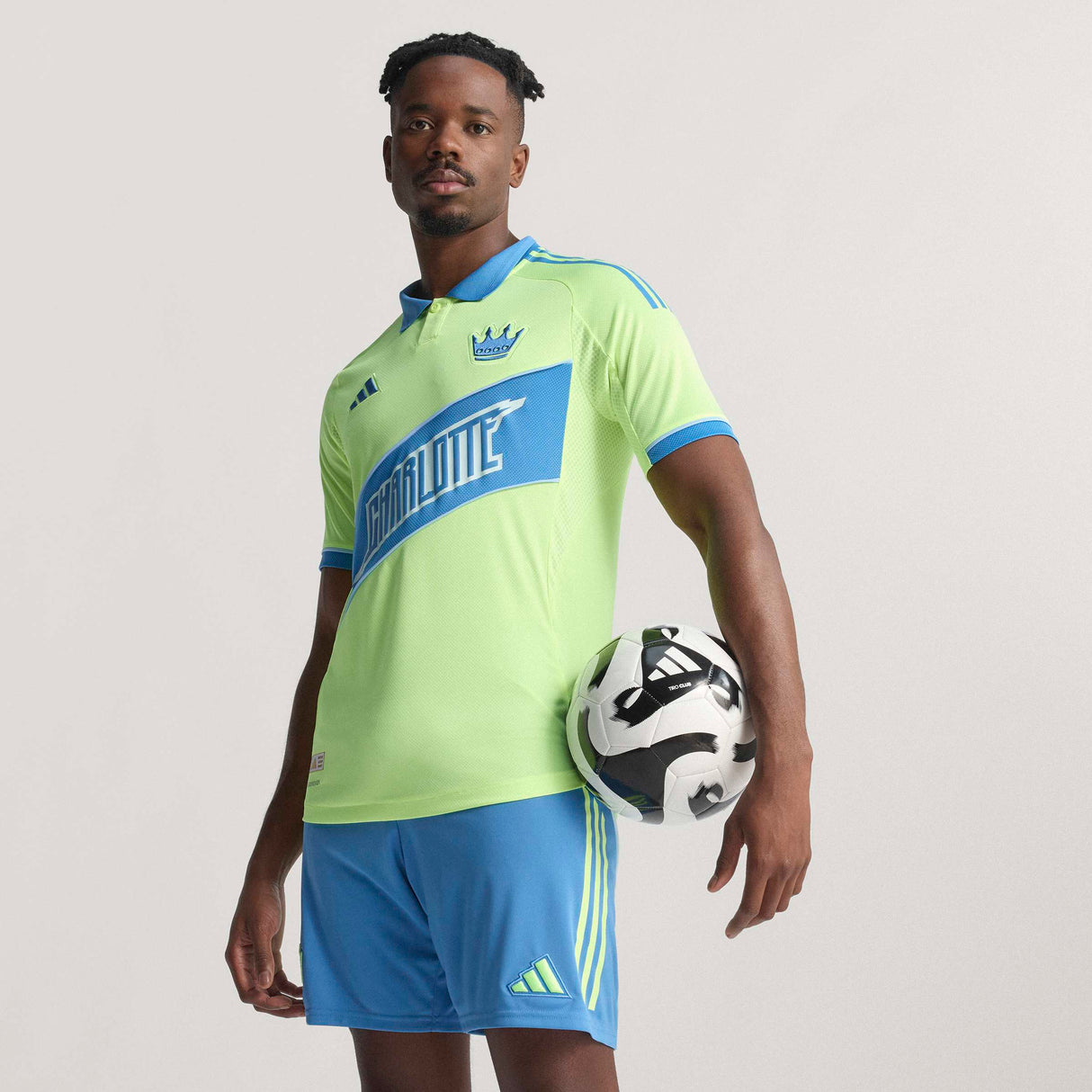 adidas Men's Charlotte FC Third Authentic Soccer Jersey 25/26 Yellow - Best Buy Soccer