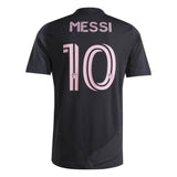 adidas Men's Inter Miami CF Messi Away Authentic Jersey 25/26 Black - Best Buy Soccer