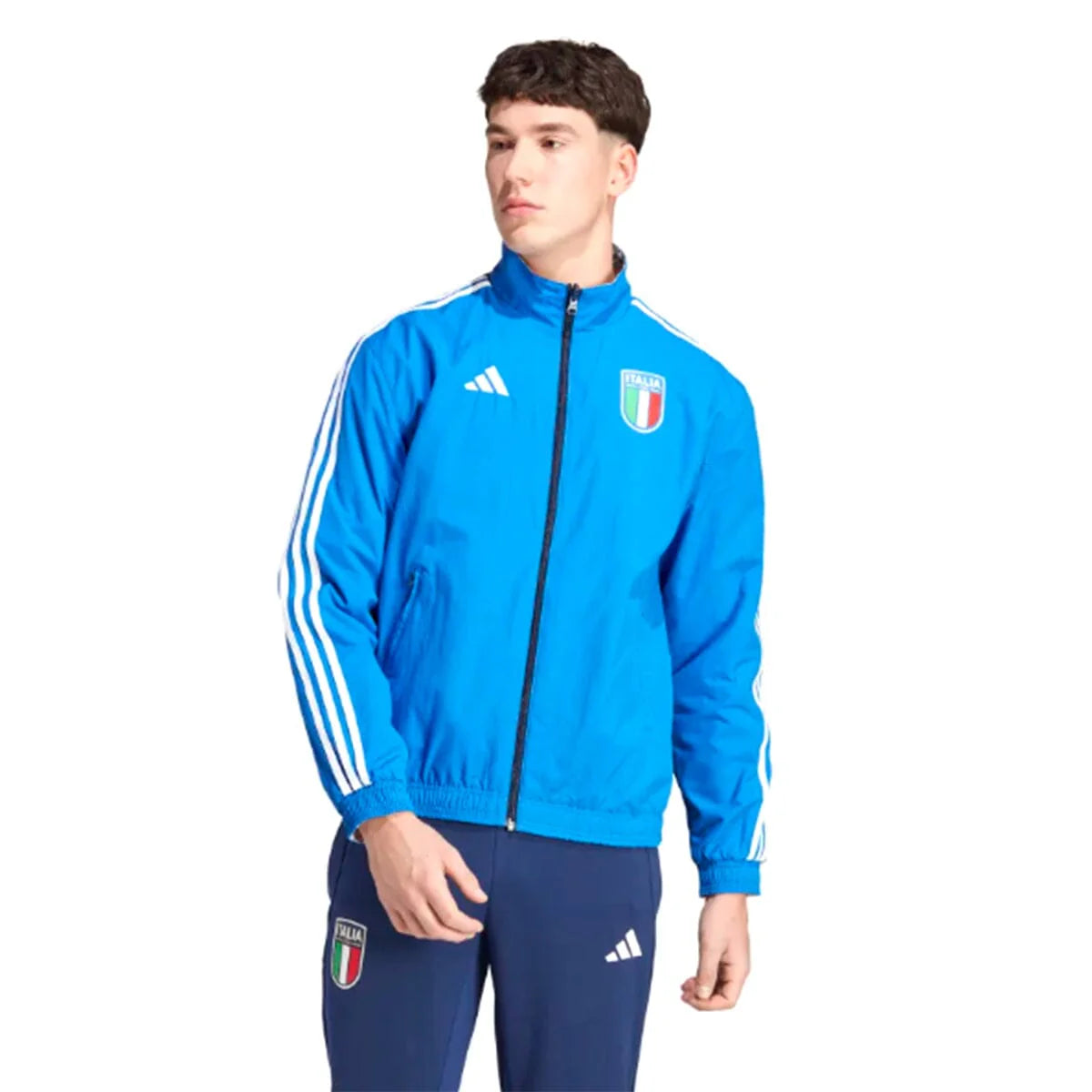 adidas Italy Anthem Jacket 23 Blue