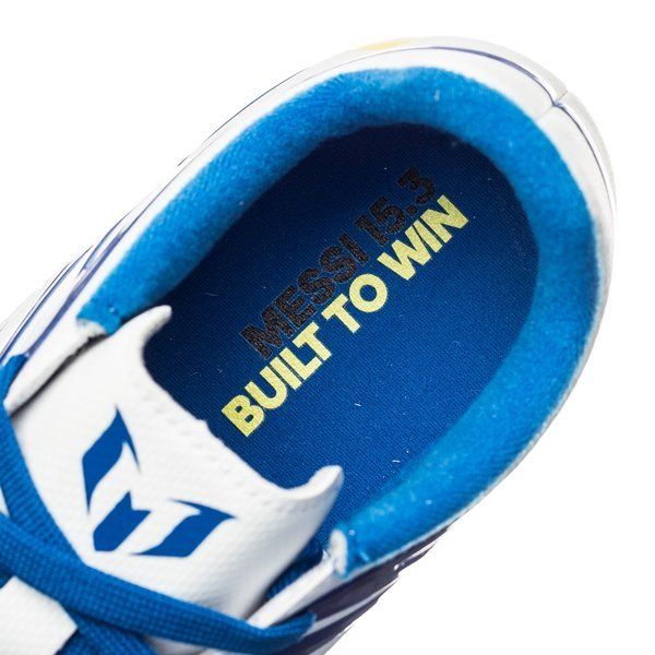 adidas Messi 15.3 IN Youth Indoor Soccer Shoes White/Blue/Black - Best Buy Soccer