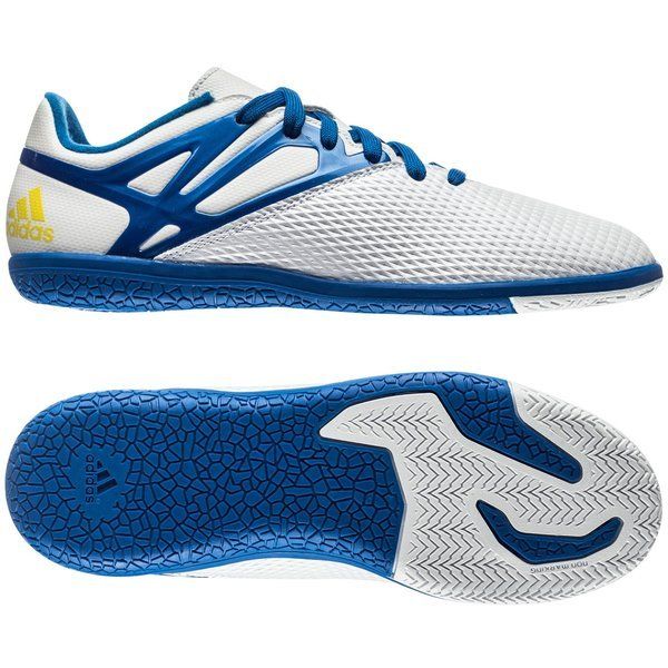 adidas Messi 15.3 IN Youth Indoor Soccer Shoes White/Blue/Black - Best Buy Soccer