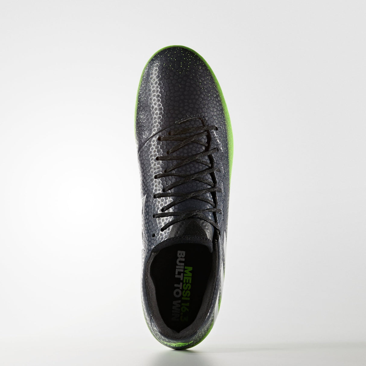 adidas Messi 16.3 FG Firm Ground Soccer Cleats - Dark Grey/Silver Metallic/Solar Green - Best Buy Soccer