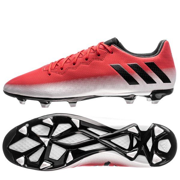 adidas Messi 16.3 FG/AG Multi - Ground Soccer Cleats - Red/Black/White - Best Buy Soccer