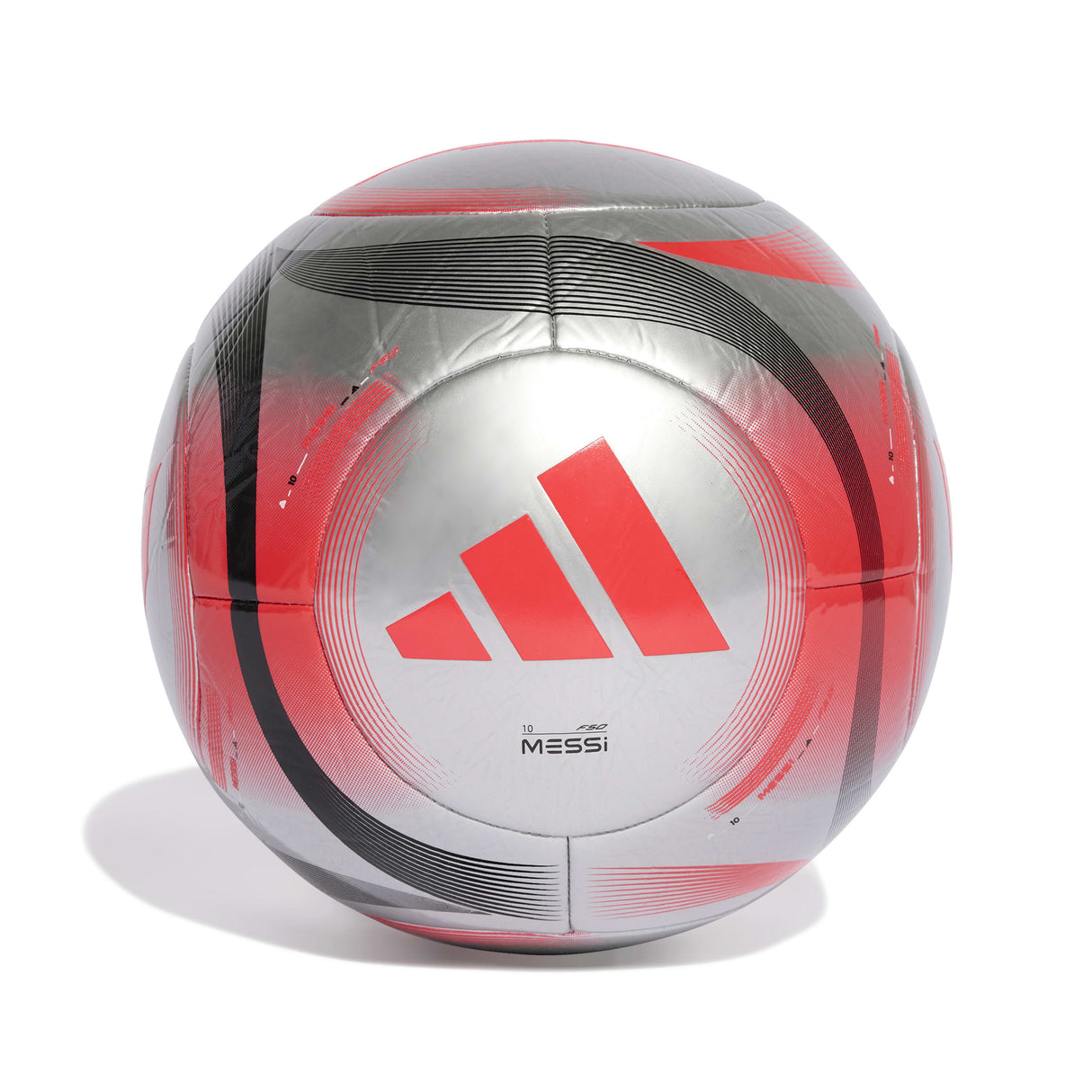 adidas Messi Club Ball Silver/Red - Best Buy Soccer