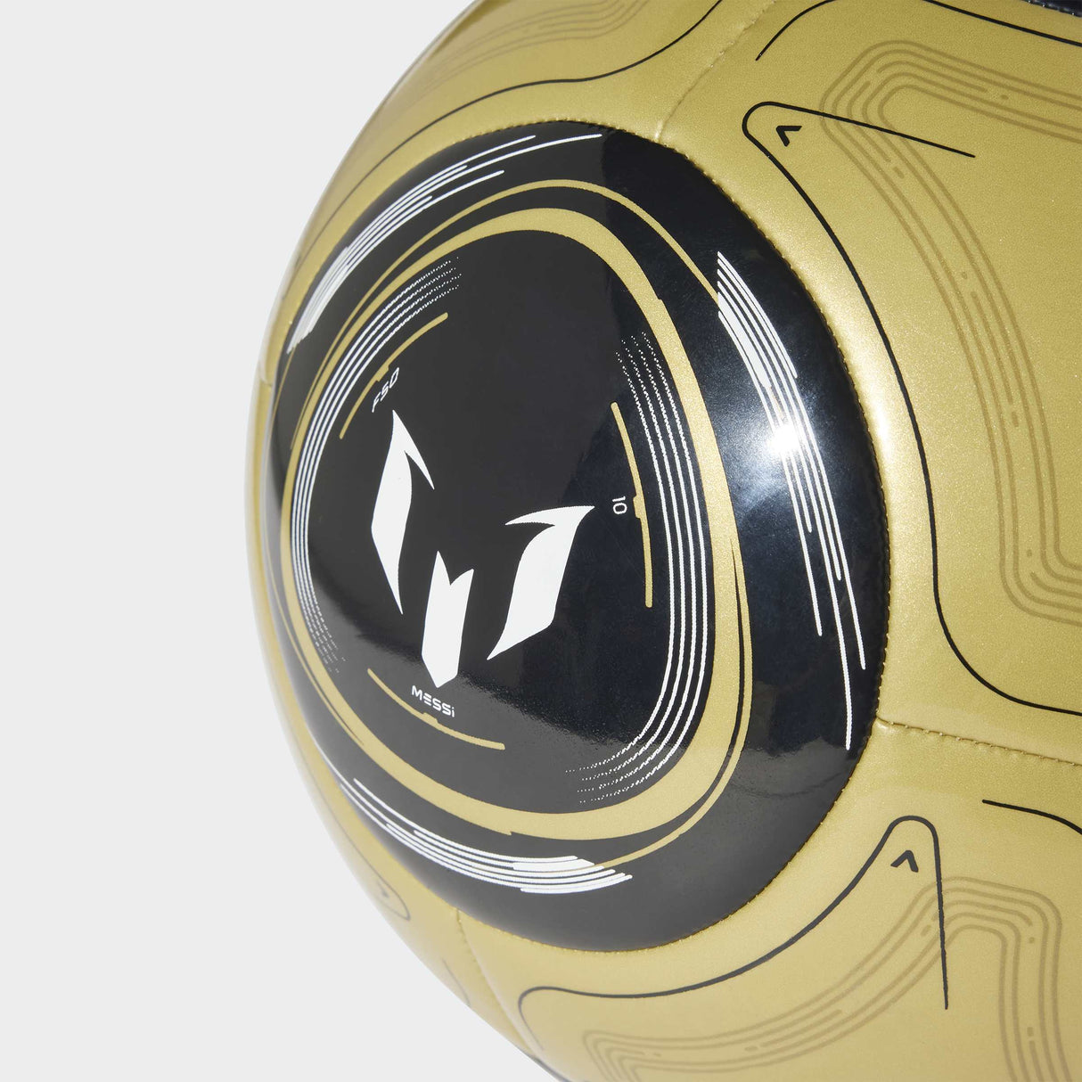 adidas Messi Club Soccer Ball - Gold/Black - Best Buy Soccer