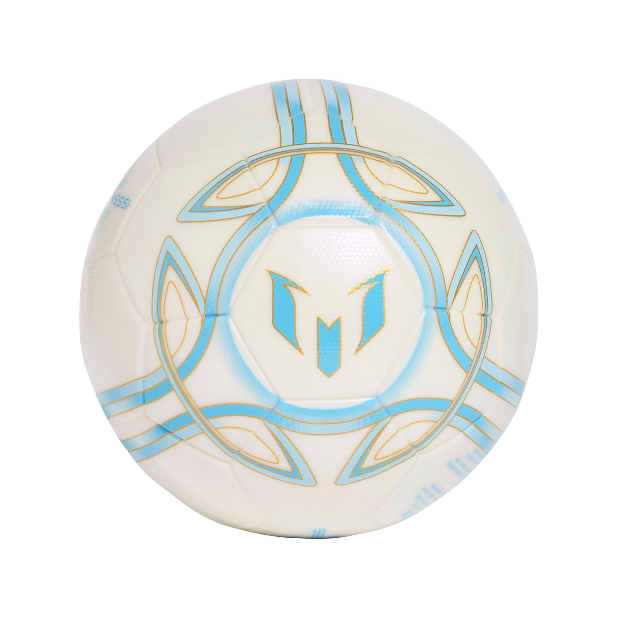 adidas Messi League Soccer Ball - Ivory/Blue - Best Buy Soccer