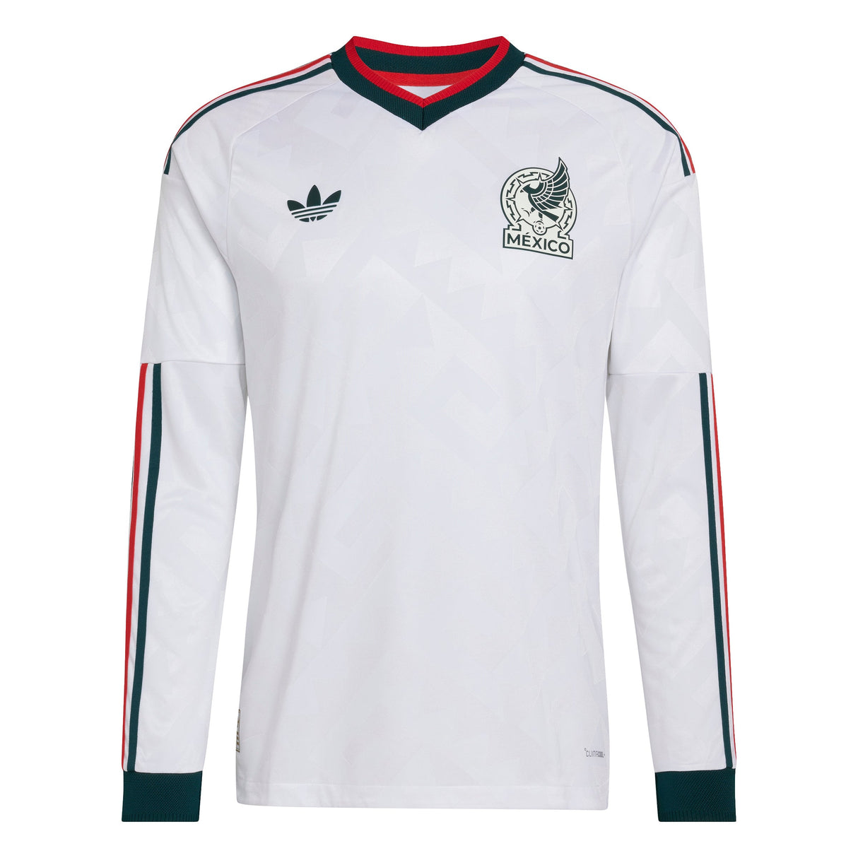 adidas Mexico Away Authentic Long Sleeve Men's Soccer Jersey 2026 - White - Best Buy Soccer