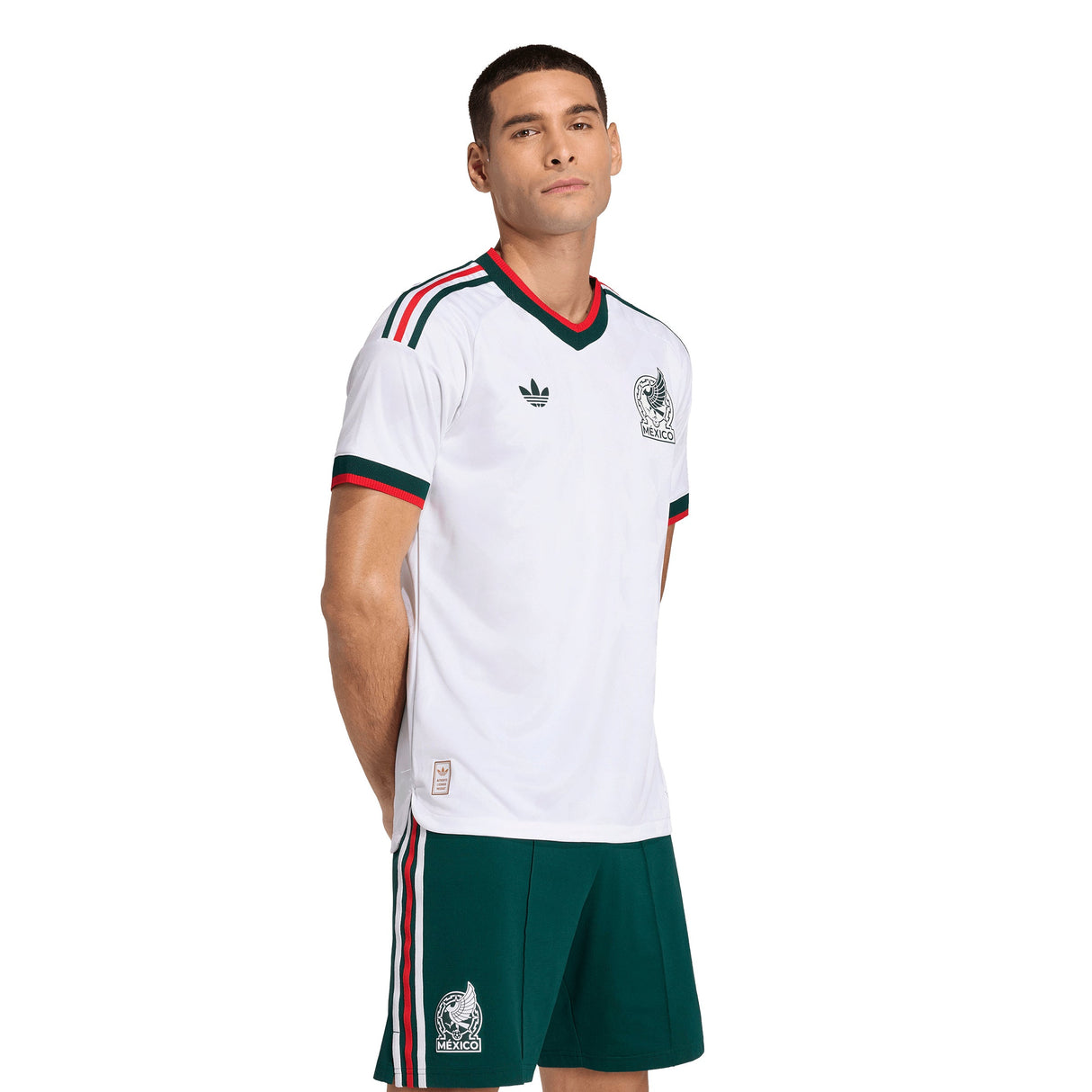 adidas Mexico Away Authentic Men's Soccer Jersey 2026 - White - Best Buy Soccer