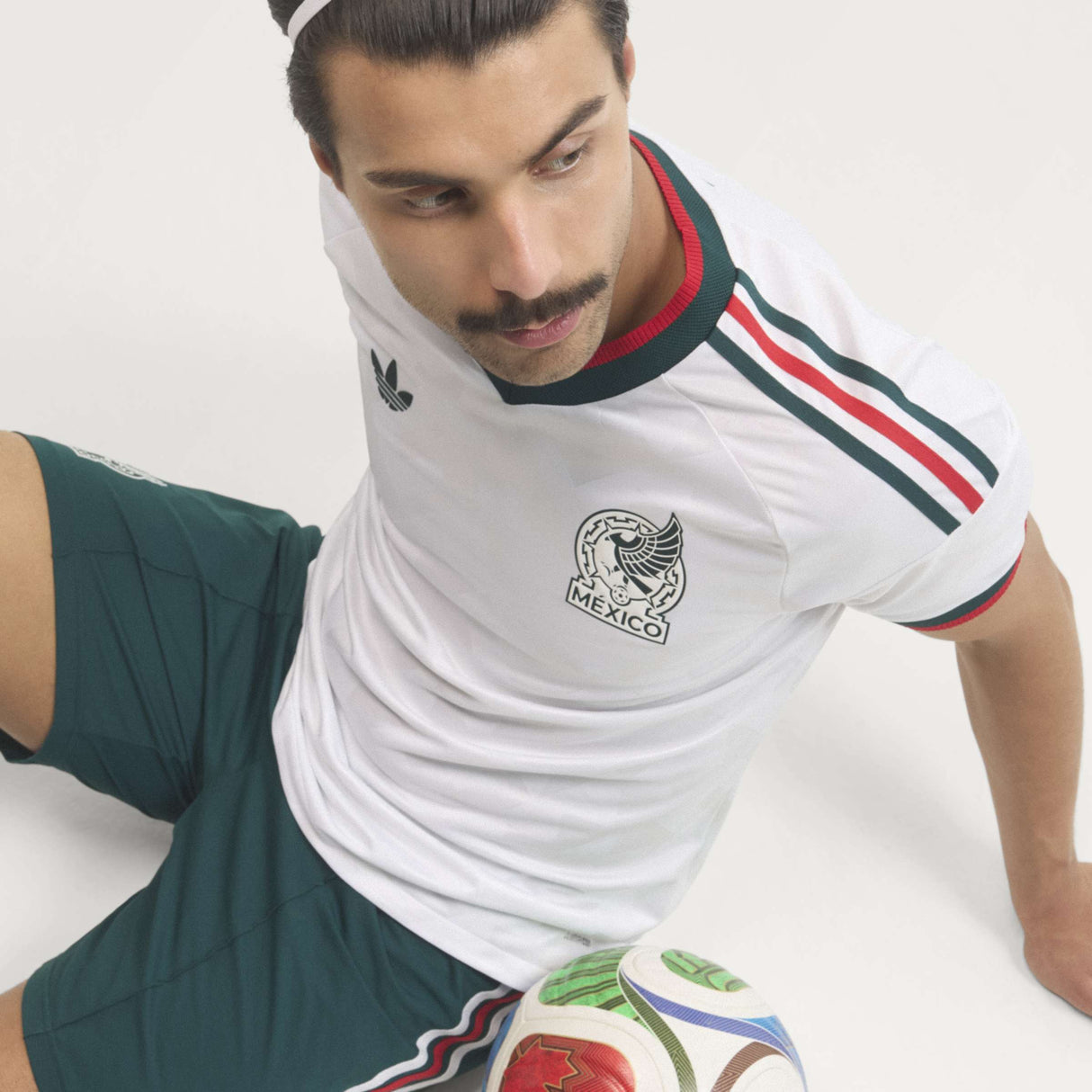 adidas Mexico Away Authentic Men's Soccer Jersey 2026 - White - Best Buy Soccer