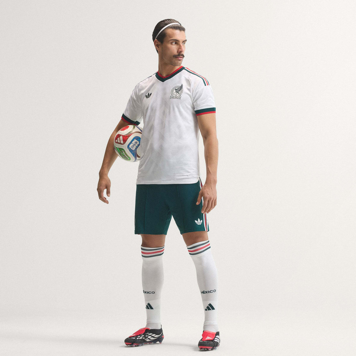 adidas Mexico Away Authentic Men's Soccer Jersey 2026 - White - Best Buy Soccer