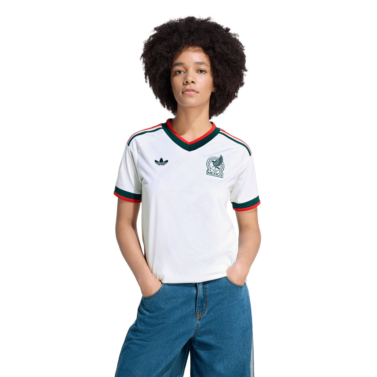 adidas Mexico Away Women's Soccer Jersey 2026 - White - Best Buy Soccer