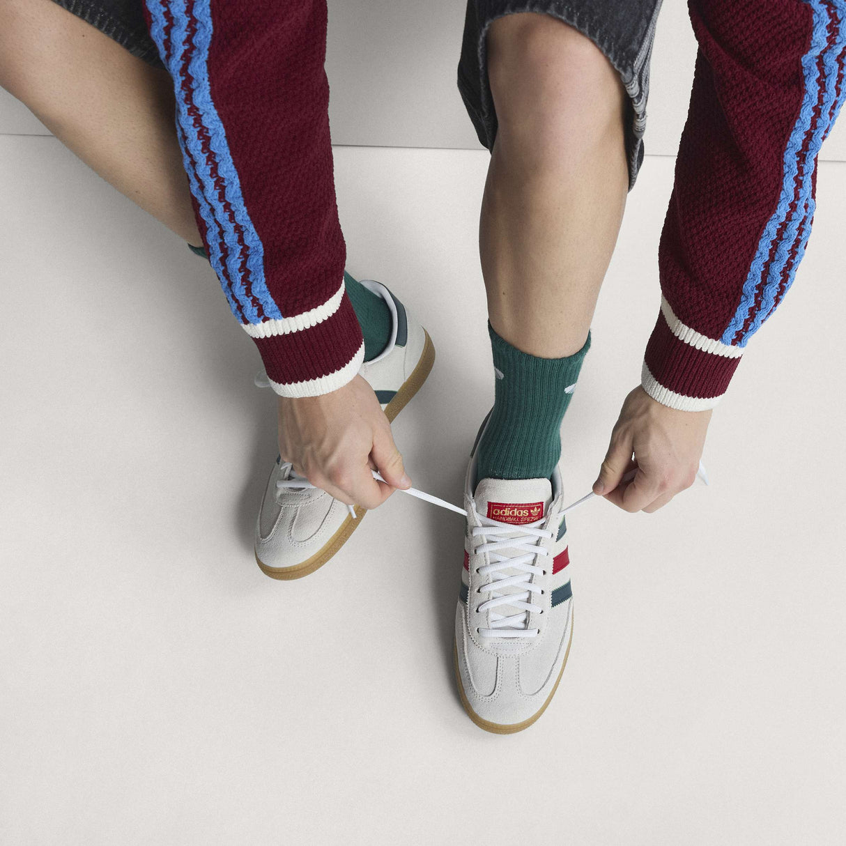 adidas Mexico Handball Spezial Shoes - White/Scarlet - Best Buy Soccer