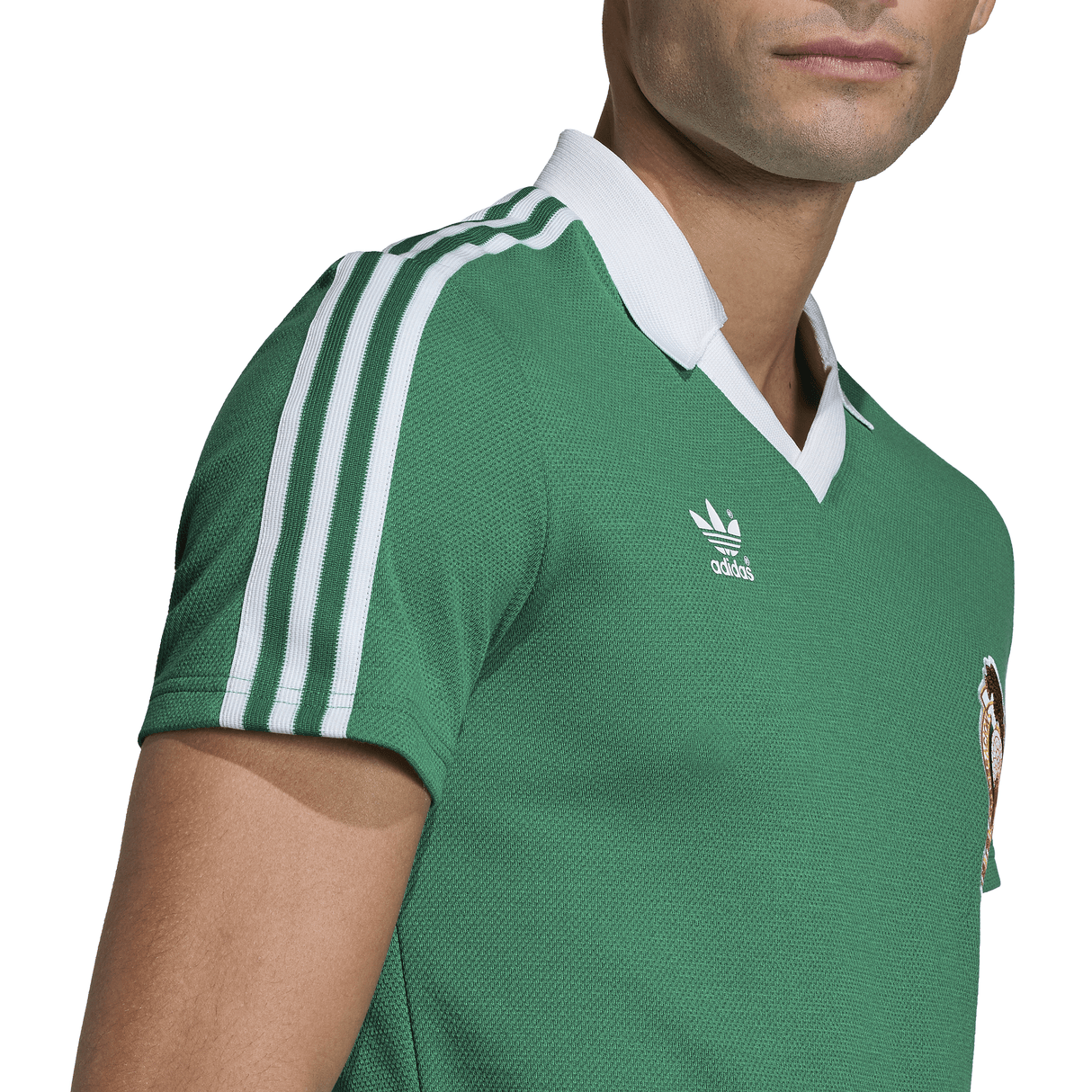adidas Mexico Home Men's Soccer Jersey 1986 - Green - Best Buy Soccer