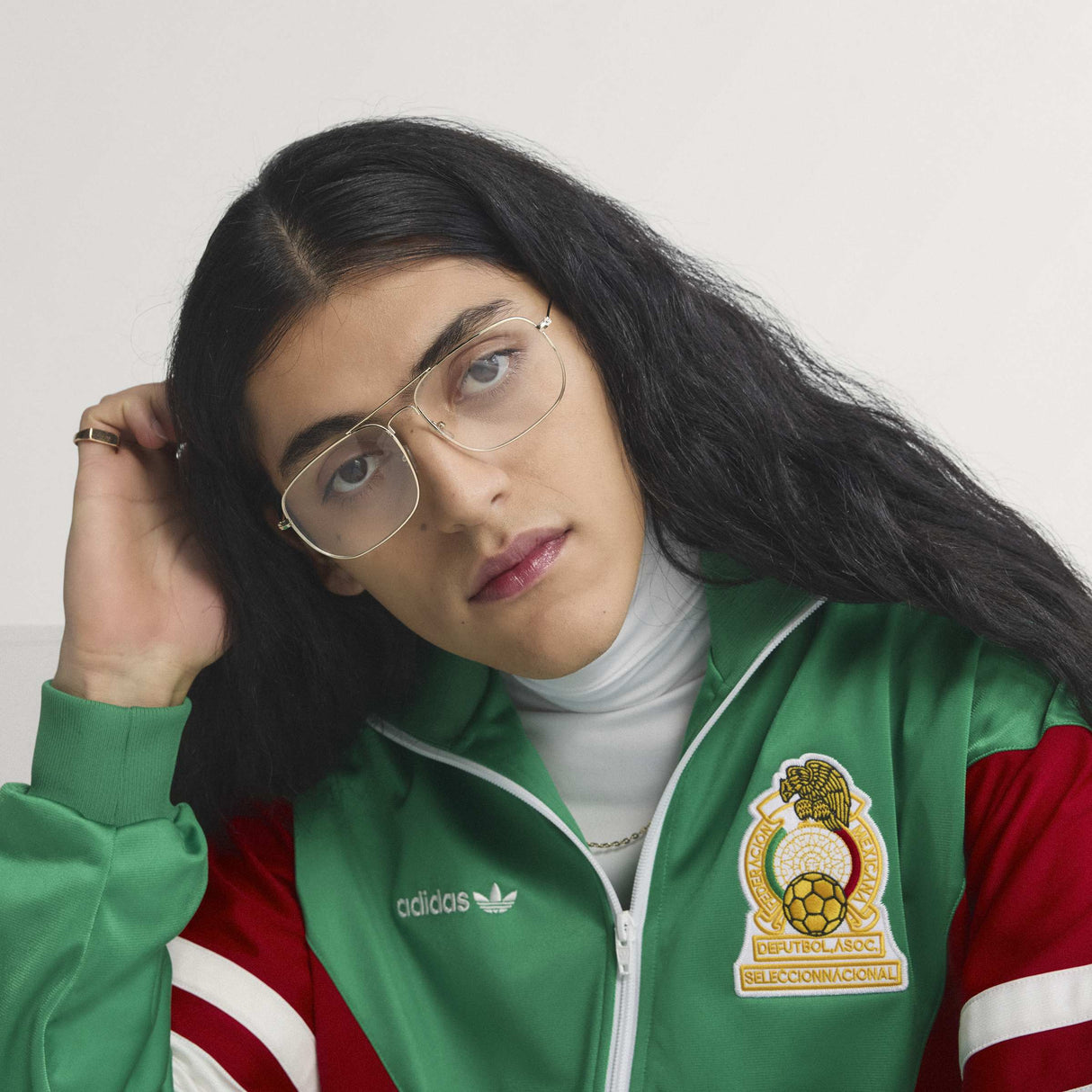 adidas Mexico Men's Soccer Track Top 1986 - Green - Best Buy Soccer