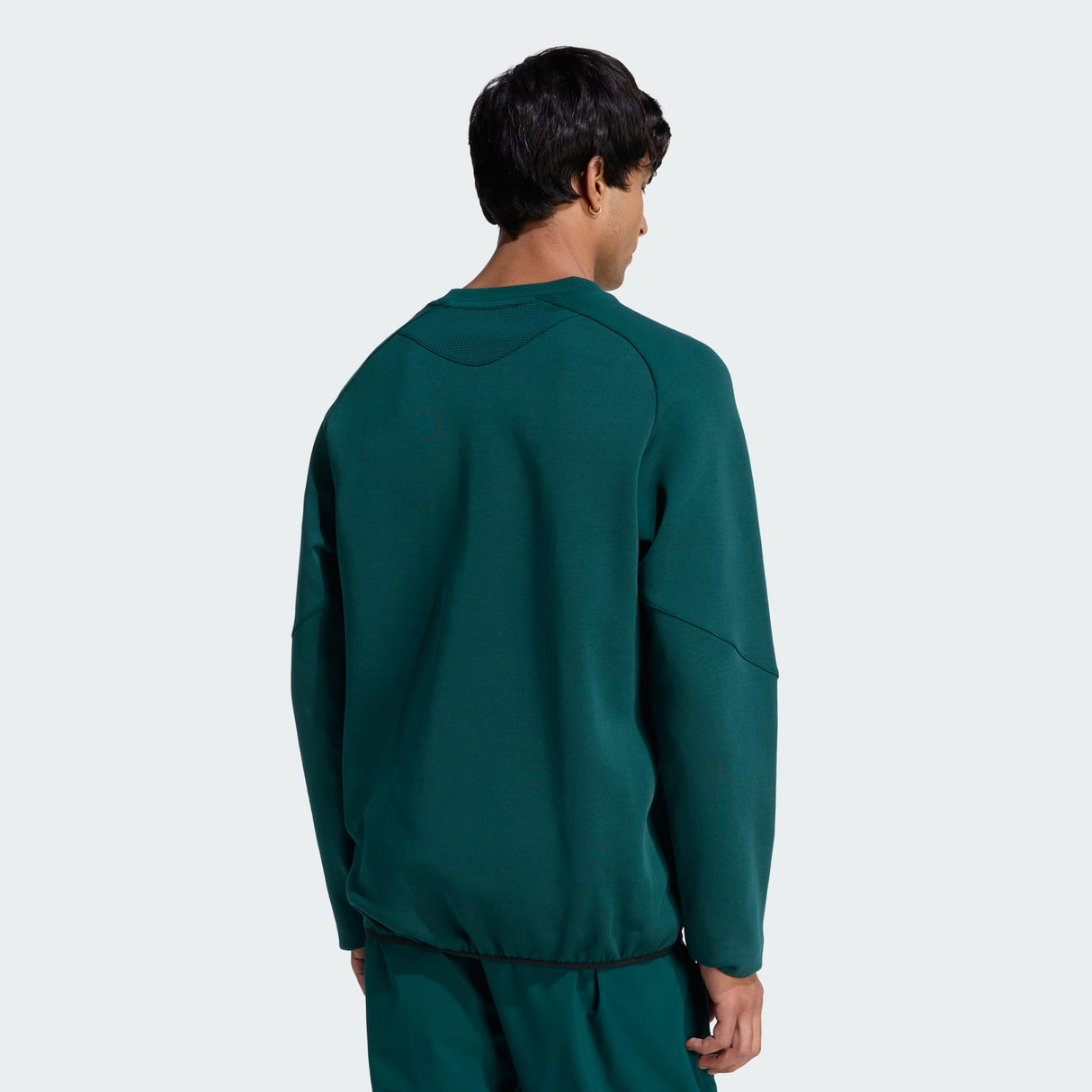 adidas Mexico Tiro Travel Crew Sweatshirt - Green - Best Buy Soccer