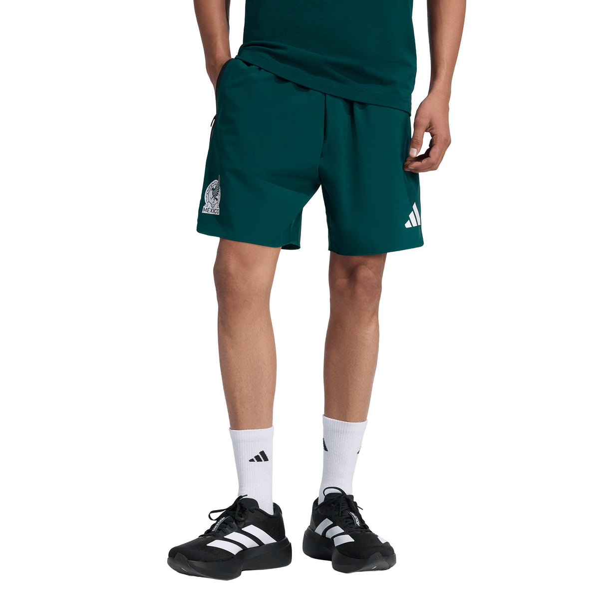 adidas Mexico Tiro Travel Men's Soccer Shorts - Green - Best Buy Soccer
