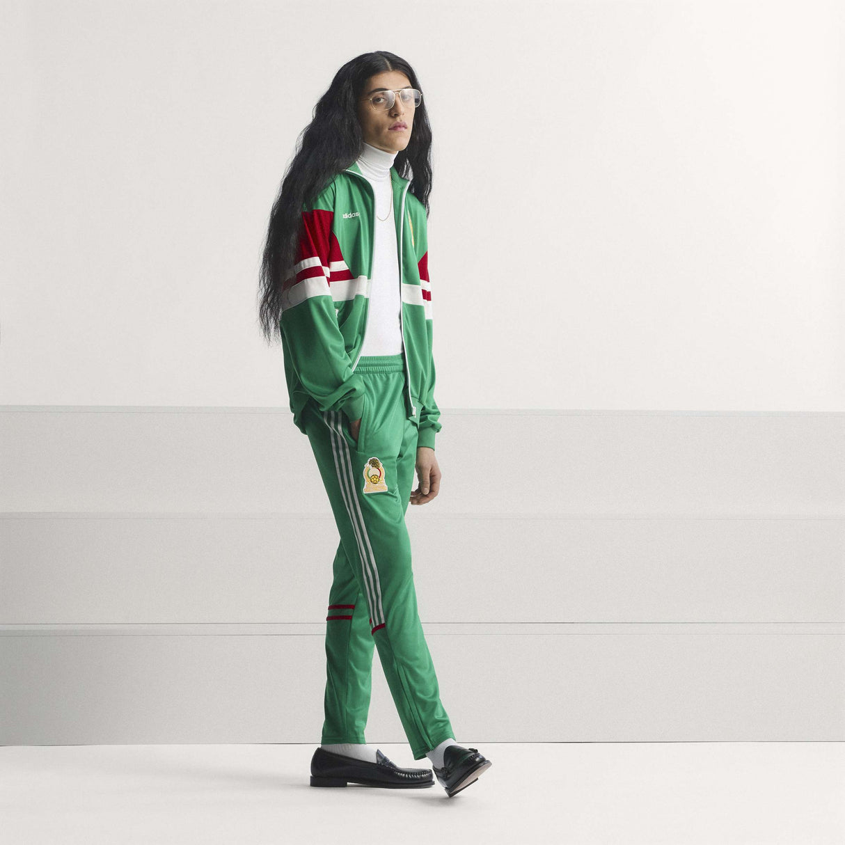 adidas Mexico Track Men's Soccer Tracksuit 1986 - Green - Best Buy Soccer