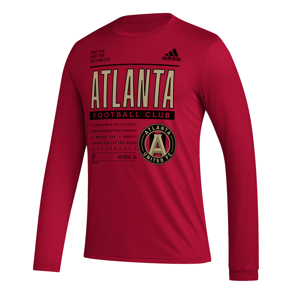 adidas MLS Pre Game Tee Team -Red - Best Buy Soccer