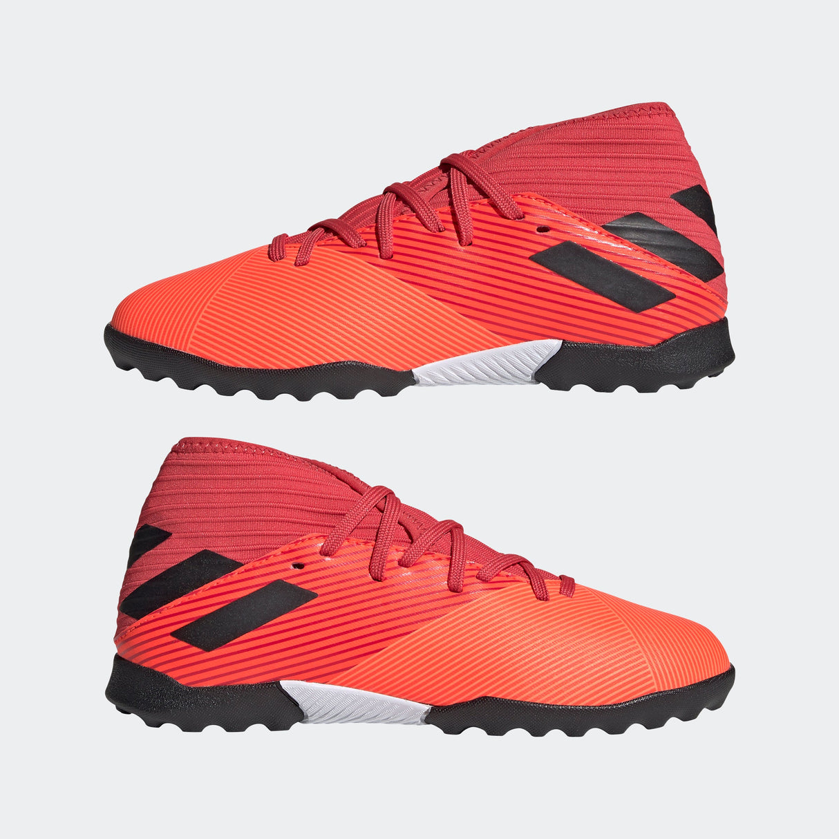 adidas Nemeziz 19.3 TF Turf Youth Soccer Cleats - Signal Coral/Black/Glory Red - Best Buy Soccer