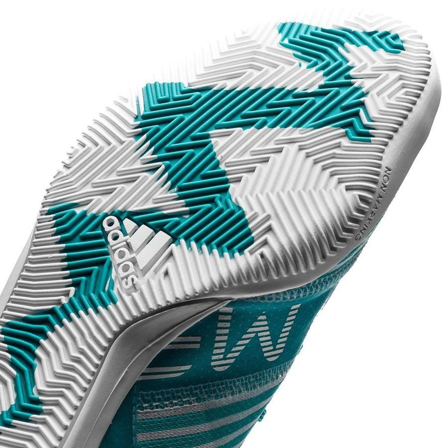 adidas Nemeziz Messi Tango 17.3 IN Indoor Soccer Shoes - White/Legend Ink/Energy Blue - Best Buy Soccer
