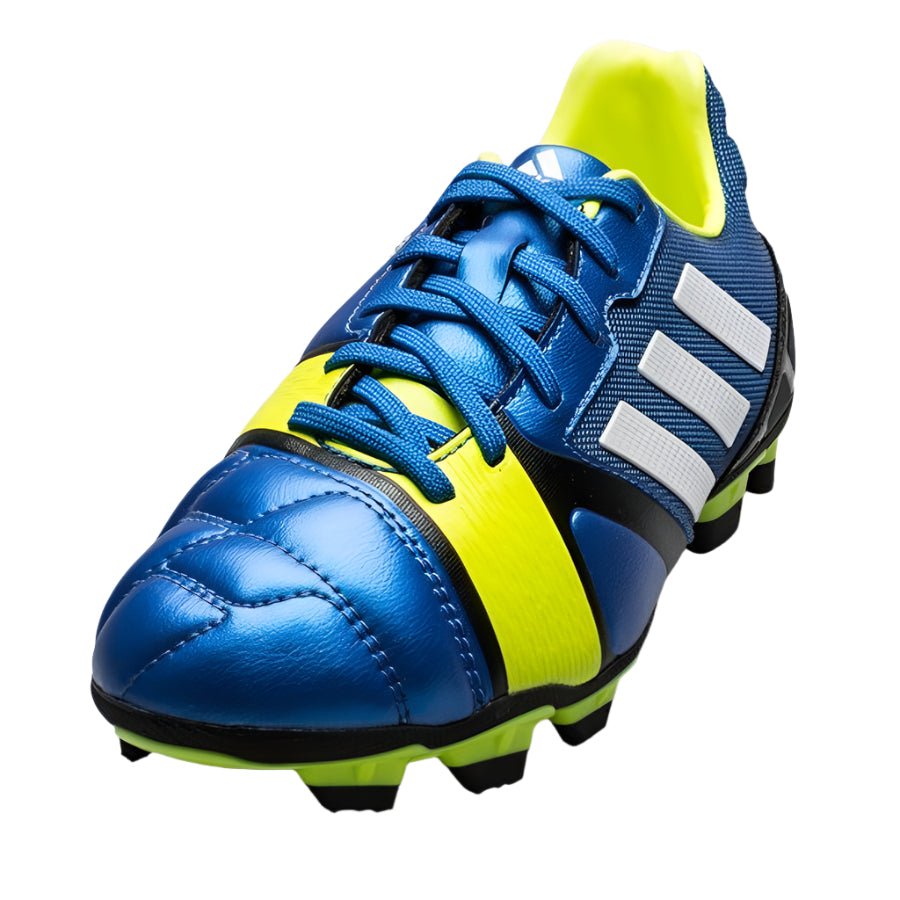 adidas Nitrocharge 2.0 TRX FG Youth Firm Ground Soccer Cleats - Blue/White/Electricity - Best Buy Soccer