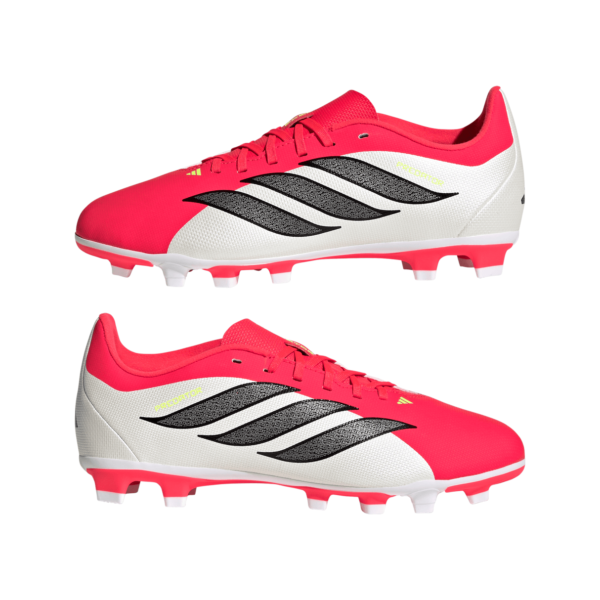 adidas Predator Club FG/MG Firm Ground/Multi Ground Youth Soccer Cleats - Red/Black/White - Best Buy Soccer